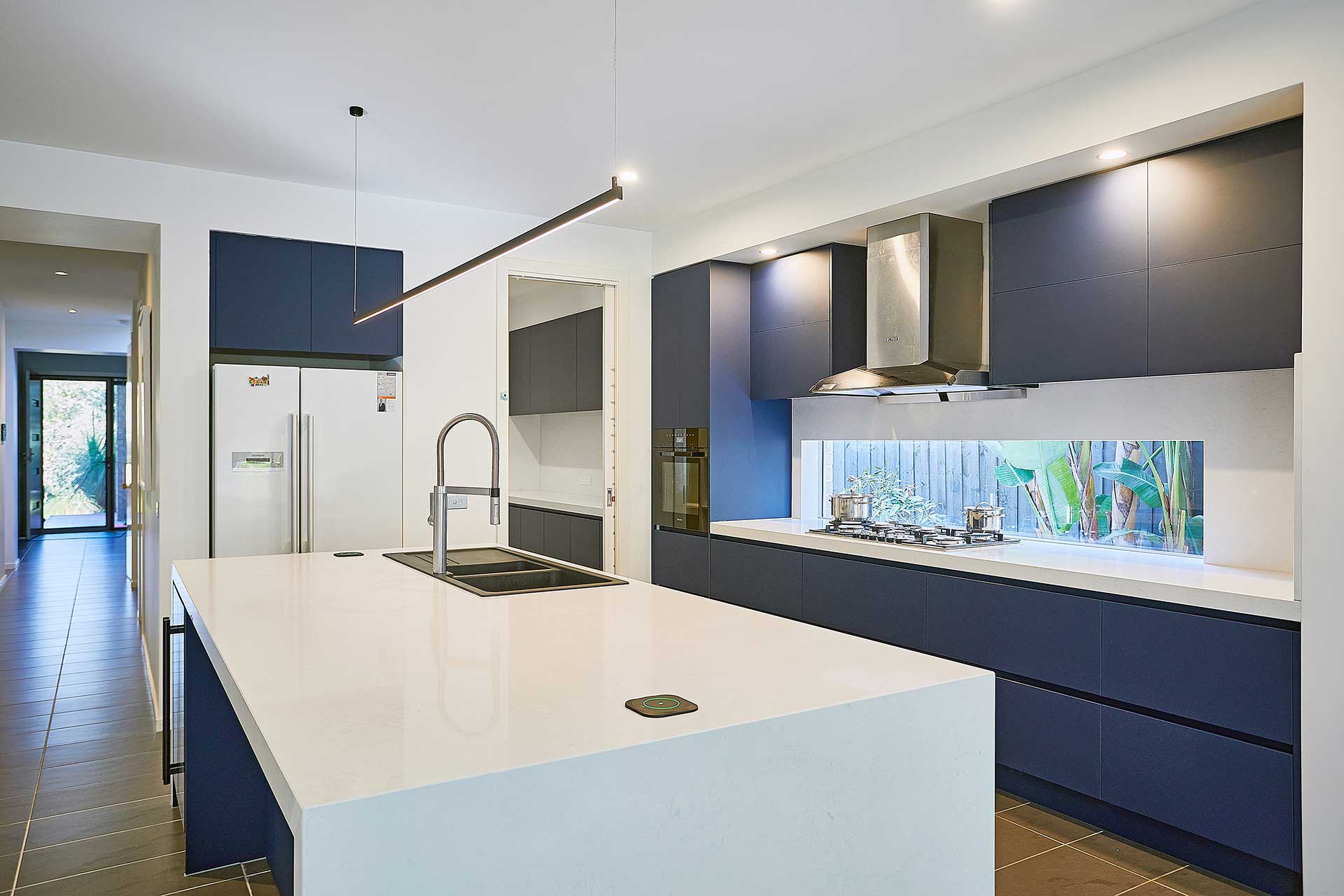 Tranquil Blue Cabinets Beaumaris